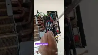 Ac indoor wiring||Ac indoor wiring indoor wire kaise connect Karen
