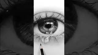 how to art Hyper realistic charmin😍 eye #shorts #viral #hyperrealisticart #trending