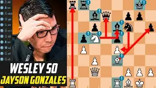 Intense Match: Wesley So vs Jayson Gonzales - 8 Great Moves by Wesley! Battle of GM 2009