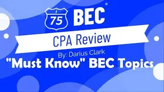 direct labor variances-AICPA BEC Exam, by Darius Clark of i-75 cpa review