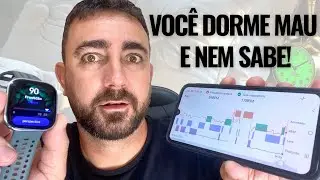 QUAL O MELHOR SMARTWATCH PARA MONITORAR O SONO? DORMI COM AMAZFIT BIP 6 E OS RESULTADOS FORAM ESSES!