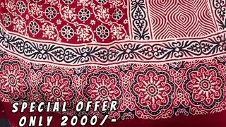 Modal ajrakh hand block suit on sell ₹2000/- only 