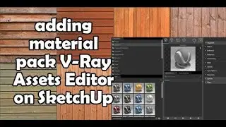 How to Add Material Pack V-Ray Sketchup 2020