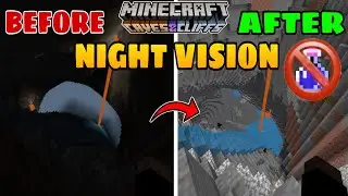 Night Vision Addon for minecraft PE | How to Get Permanent Night Vision Minecraft Pocket Edition1.18