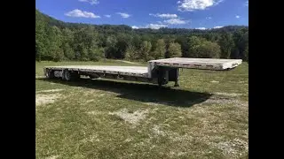 2016 Reitnouer 48ft Drop Deck Trailer - All Aluminum, Aluminum Floor, Spread Axle, Big Bubba