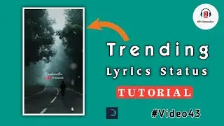 Trending Instagram Lyrics Status In Alight Motion | Kannada | #Video43 | NP Filmmaker