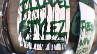 Green Grog buffproof ink Buff-Test