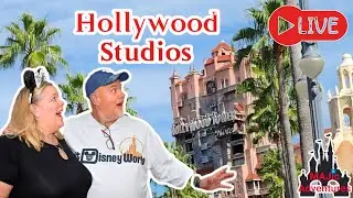 🔴  LIVE!  Hollywood Studios! Wild Moments & 50’s Prime Time Café Lunch!