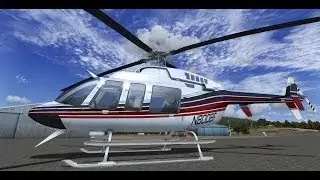 Milviz Bell 407 flight in FSX