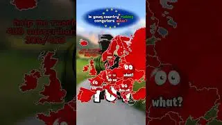 is your country making computers alive? #europe #geographythroughmaps #map #geography #mapping #geo