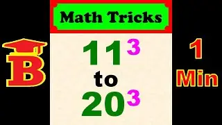 11 to 20 Cube Trick