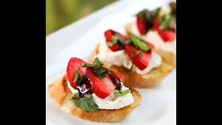 Strawberry and Ricotta Crostini