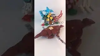 LEGO Building Giant Manta Ray Stop Motion
