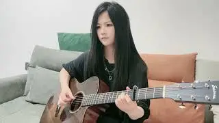 吉他指弹《夜空中最亮的星》（逃跑计划）/北尚吉他-黑猫