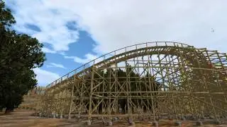 Scorpion, a 2000 Custom Coasters International wooden coaster Arid Heights Sedona, AZ