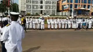 Labone Senior High School Naval Cadet.