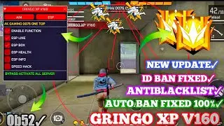 GRINGO XP V160 | OB52 FF HACK | FREE FIRE MOD MENU | GRINGO XP HACK | FF HACK 