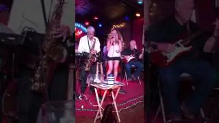 Jill Whitlock at blue jean blues with bob Whitlock and jimmy  cavalo 2017
