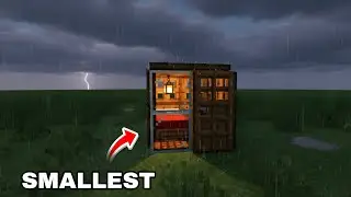 SMALLEST House Tutorial In Minecraft