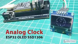 Analog Clock using ESP32 & OLED SSD1306