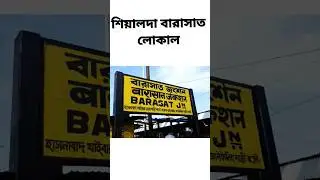 Sealdah Barasat local all station #shorts
