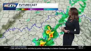 Warmer with Spotty Showers Thursday