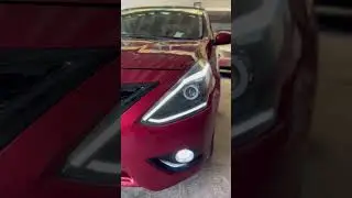 Nissan versa v-drive 🔘Faros Full led Blackhousing 🔘Focos Creeled para niebleros