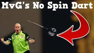 Michael van Gerwen Darts Don't Spin - Close Up 180
