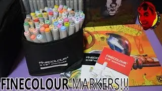 Маркеры FINECOLOUR (набор из 72 штук &laquo;Анимация&raquo;) с AliExpress + (КАК РИСОВАТЬ МЕГАМЕНА)