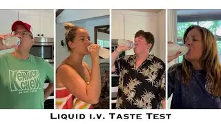 Family Taste Test - Honest Opinions - trying Liquid I.V. Hydration