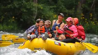 Rafting with my family