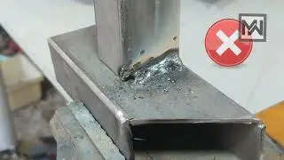 how to cut square pipe for a 90 degree joint | Three Square pipe welding tricks