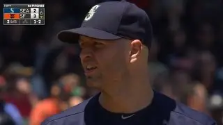 SEA@SF: Happ strikes out five over six frames