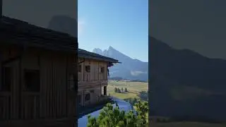 Relaxing morning at Lodge Alpe Resort | Dolomites, Italy 🇮🇹 (ASMR TRAVEL) #shorts