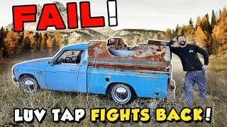 Luv Test Drive FAIL. What's that noise?? 1976 Chevrolet Luv.
