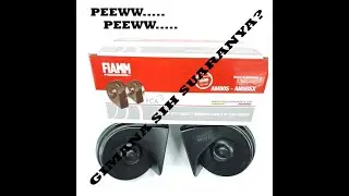 Tes klakson FIAMM, harga lumayan suara lumayan