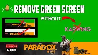 How to remove Background Green Screen overlay Without Watermark free || Kapwing not working #overlay
