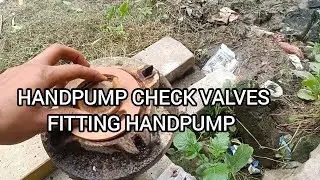 Handpump check valves fitting handpump #checkvalve #repairing #viral #trending 