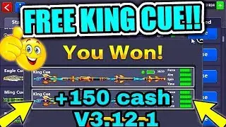 8 ball pool v3.12.1 king cue hack + 1000 cash (100%working)
