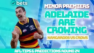 AFL Round 24 Tips & Predictions: North Melbourne Kangaroos vs Adelaide Crows