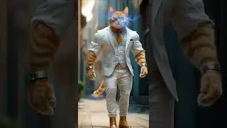 Ai Animated Cat Motivational status🔥 #pets #motivation #cat #ai