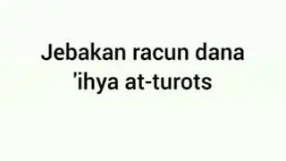 Jebakan racun dana 'ihya at-turots