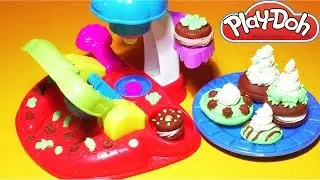 Play Doh Plus Flip N' Frost Cookies Cakes For Kids - Playdough Play Doh Ice Cream Cupcakes Best Hd