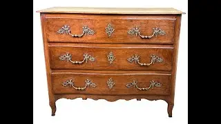 French 18th Century Walnut Commode Chest