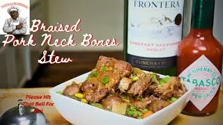 BRAISED PORK NECK BONES  HOW TO MAKE BRAISED NECK BONES STEW IN A PRESSURE COOKER VIDEO RECIPE