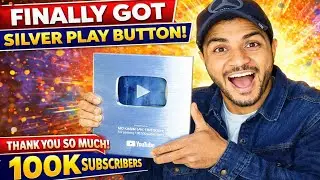 Finally Got Silver Play Button | AK FUNTOOSH 