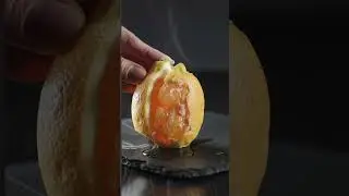 Cutting a Lava-Textured Lemon From a Parallel Dimension 🍋🔥