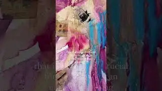 Letting go is letting in&hellip;🌸✨ #abstractrealism #artist