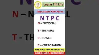 What is the Full Form of NTPC | NTPC Full Form | NTPC