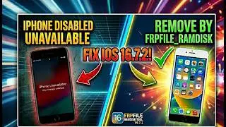 iPhone 8 iOS 16.7.2 Disabled Screen | FRPFILE Ramdisk Bypass